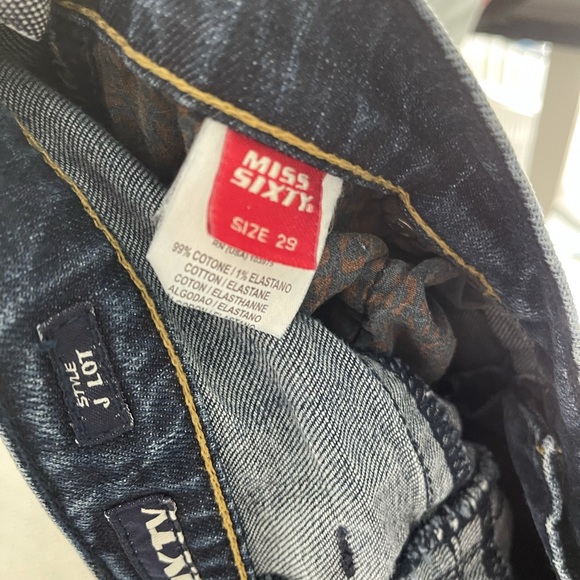 Acid wash MissSixty jeans never worn size 29 - Picture 2 of 3